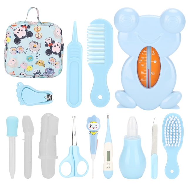 Kit de cuidado y aseo para bebés, 14 piezas Kit de cuidado para la salud del bebé Kit de cuidado para el cuidado del bebé Materiales ecológicos