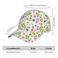 thumbnail image 2 of Pofeuu Happy Easter Print Adult Adjustable Embroidered Graphic Baseball Hat for Men and Women, 2 of 6