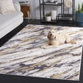 thumbnail image 3 of Safavieh Amelia Finola Abstract Area Rug, Ivory/Gray, 9' x 12', 3 of 11