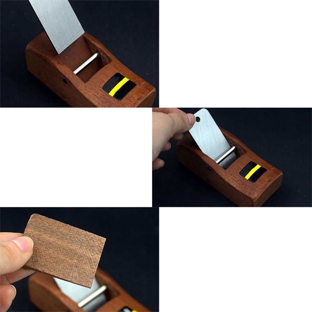 CHICHUMID 2Pcs Small Hand Planer Steel Woodworking Multi Tool for Carpenters