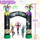 thumbnail image 3 of Arco inflable VIKIMORA Mardi Gras de 3 m con luces LED para Halloween, 3 of 7
