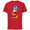 Red, variant on Disney Classic Minnie Mouse with Blue Bow - Short Sleeve Cotton T-Shirt for Adults - Customized-Athletic Heather
