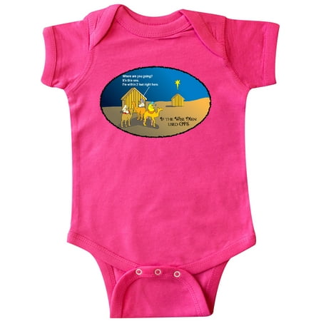 

Inktastic Wise Men Christmas GPS Gift Baby Boy or Baby Girl Bodysuit