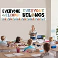 thumbnail image 2 of Koyal Wholesale Everyone Is Welcome Classroom Banner Sign for Teachers, Door, Wall Decor Boho Rainbow, 2-Pk, 2 of 5