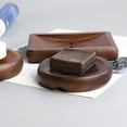 thumbnail image 2 of Soap Dish Tray Box Household Black Walnut Rectangle Bamboo Handmade Bathroom Storage Durable Wooden Bathroon Suppliers, 2 of 21