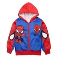 thumbnail image 2 of Marvel Spiderman sudaderas con capucha para niños, ropa para niños, chaqueta de Spiderman, abrigos para niños pequeños, dibujos animados, 2 of 4
