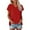502_Red, variant on Sweet Home Farm V Neck T Shirts for Women Stylish And Comfortable Women's Loose Fit Shirt | Casual Tee Any Occasion Short Sleeve Shirts for Women Blue