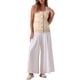thumbnail image 2 of Chaleco sin mangas de cuello cuadrado para mujer INSPIRE CHIC, con botones, casual, talla XS, color albaricoque, 2 of 6