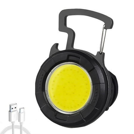 

Outdoor Camping Hiking Bottle Opener High Power Hat Clip USB Charge Light Mini LED Flashlights Flashlight Work Light Pocket LED Work Lights Rechargeable