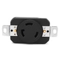 thumbnail image 4 of Female Wall Receptacle, 30A 250V Electrical Receptacle, Home Industry Generator For Generator Cord Assembly, 4 of 8