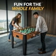 thumbnail image 7 of Hathaway Hurricane Foosball Table, 54-in, Light Cherry Finish, 7 of 7