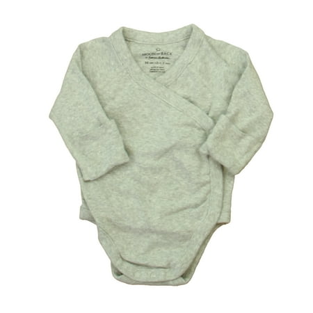 

Pre-owned Hanna Andersson Boys Gray Onesie size: 0-3 Months