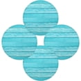 thumbnail image 2 of SKYSONIC Light Green Wood Stripe Pattern Round Placemats for Dining Table Non-Slip Heat-Resistant Polyester Table Mats Set of 1 Washable Table Mats for Kitchen Dining Table Decoration (74), 2 of 7
