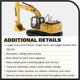 thumbnail image 5 of Diecast Masters 1:50 Caterpillar 323 GX Hydraulic Excavator | High Line Series Cat Trucks & Construction Equipment | 1:50 Scale Model Diecast Collectible Model 85675, 5 of 9