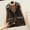 Coffee, variant on Fuzzy Fleece Vest for Women Casual Winter Warm Button down Sherpa Vest Jacket with Pockets