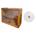 thumbnail image 4 of Gabinete de madera, organizador de muñecas de juguete, caja de exhibición de escritorio, contenedores de caja de té para despensa, tazas, edulcorantes estilo B, 4 of 8