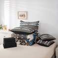 thumbnail image 5 of Feelyou Western Fashion Aztec Bedding Comforter Set 7 Pieces for Adult, Vintage Tribal Abstract Full Bedding Set, Rustic Cowgirl Cowboy Reversible Fitted Sheet Flat Sheet, Lightweight Room Decor, 5 of 7