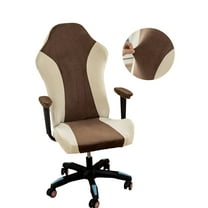 Y YUNHSOM Gaming Chair Cover, Ergonomic Office Computer Game Chair Slipcovers(Coffee)