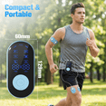 thumbnail image 3 of 3-in-1 TENS Unit Muscle Stimulator, EMS Massage Machine with 30 Intensities, 6 Modes Rechargeable Electronic Pulse Massager with 8pcs Premium Electrode Pads, 3 of 8