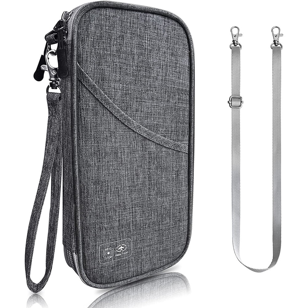 Rfid Travel Passport Holder Wallet Family, Waterproof Document Organizer Passport Card Cover