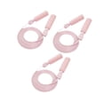 thumbnail image 4 of Cuerdas para saltar antideslizantes para adultos, 3 uds., para competición de ejercicio en interiores Rosa, 4 of 8