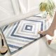 thumbnail image 1 of Non-slip Bath Mat, Highly Absorbent, Soft, Machine Washable Bathroom Mat. To Place In Bathrooms, Kitchens, Bedrooms, Doors (blue, 50 X 80 Cm), 1 of 5