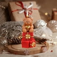 thumbnail image 5 of Japceit Christmas Bear Gift Box, Adorable Candle Holder and Home Decorative Ornament, Festive Seasonal Display for Mantle, Shelf, Tabletop Holiday Decor, 5 of 6