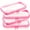 C, variant on Clear Hard  Zipper , Clear Zipper Pouches Waterproof Makeup Organizer & Travel Toiletry Bag,  Organizing