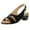 Black, variant on Womens Peep Toe Pumps Shoes Fashion Slingback Walking Shoes Ankle Strap Casual Summer Sandals