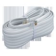 thumbnail image 1 of 25 feet Telephone Phone Extension Cord Cable Line Wire white, 1 of 1