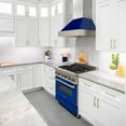 thumbnail image 2 of 30" DuraSnow Stainless Steel Range Hood with Blue Gloss Shell (8654BG-30), 2 of 5