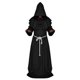 thumbnail image 3 of Ropa de monje, disfraz antiguo, túnica de monje medieval, ropa de mago, ropa de sacerdote, disfraz de Halloween, 3 of 5