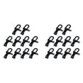 thumbnail image 1 of 20 Piezas de Hebilla de Grillete de Pulsera de Paracord, de Grillete de de Clip de Grillete D Ajustable para Pulsera de Supervivencia Negro, 1 of 8