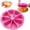 Pink, variant on 8 Cavity Cake SlIce Mold, Silicone Scone Pan, Non-Stick Baking Mold, Pizza Cake Mould, Heat Resistant Baking Tool, Kitchen Mould, Cornbread SlIce Baking Mold, DIY Baking Tool, 9.45×9.45 in,Pink