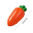 thumbnail image 2 of 10-Piece Carrot-Shaped Plastic Candy Box Set, Candy Storage Containers, Ideal for Wedding Party Favors, Translucent Yellow B., 2 of 6