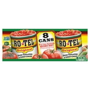 ROTEL Original Diced Tomatoes and Green Chilies, 10 oz, (8 Cans)