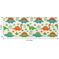thumbnail image 7 of White Cartoon Dinosaurs Plants Pattern Kitchen Rug Mat,Kitchen Runner Rugs Non Skid Washable,Decorative Kitchen Floor Mats for Kitchen,Sink,Laundry,17"x47.2", 7 of 7