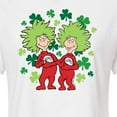 thumbnail image 3 of The Cat in the Hat - Things Scattered Clovers - Juniors Cropped Cotton Blend T-Shirt, 3 of 5