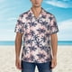 thumbnail image 2 of Balery Tropics Palm Trees Camisas hawaianas de manga corta para hombre, camisas playeras de corte holgado, camisas de vacaciones con botones,Large, 2 of 7