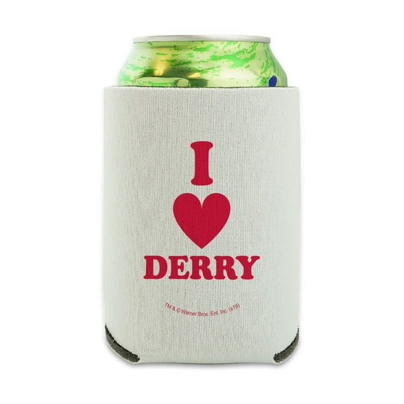 IT: Chapter 2 I Love Derry Can Cooler - Drink Sleeve Hugger Collapsible Insulator - Beverage Insulated Holder