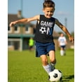 thumbnail image 3 of Soccer Shirts for Boys Girls Gifts for Players Game On Toddler Youth Kids Unisex Sleeveless Tank Top 2T Black, 3 of 6