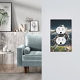thumbnail image 5 of Daiia Astronaut Soccer Field Pattern Decorator Wall Plate Child Safe Outlet Cover, Switch and Outlet Covers,Size 1-Gang 5.0" x3.0" , Polycarbonate Thermoplastic-Style S, 5 of 6