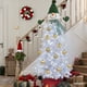 thumbnail image 4 of Adornos navideños, regalos navideños, bolas navideñas flocadas de 8 cm, bolas colgantes de plástico con purpurina, juego de nueve bolas decorativas para árbol de Navidad., 4 of 6