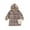 Beige, variant on Toddler Girl Winter Coat Plaid Print Long Sleeve Hoodie Jacket and Crossbody Bag for Infant Baby Spring Fall Outwear