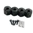 thumbnail image 2 of 4 piezas 1/10 bujes de rueda hexagonales piezas de mejora para SCX10 CC01 RC coche de carreras todoterreno 11 mm negro perfke Adaptador hexagonal para cubo de rueda, 2 of 7
