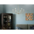 thumbnail image 5 of 52718CPZ Kichler Lighting Madden - 6 Light Chandelier-17.5 Inches Tall and 32 Inches Wide-Champagne Bronze Finish, 5 of 6