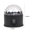 thumbnail image 3 of Hwuxmo Party Projection Lamp Stage Light RGB LED Color Sound Control Remote, 3 of 9