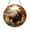 Acrylic 3.5 Inch, variant on Buffalo Inspired Glass Window Panel with Autumn Tree Landscape, Wildlife Scene Light Catching Decor, Rustic Nature Glass Hanging for Home Window Display