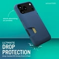 thumbnail image 3 of Smartish® iPhone 17 Pro Max Wallet Case - Wallet Slayer Vol. 1 [Slim + Protective] Credit Card Holder - Drop Tested Flip Hidden Card Slot Cover For Apple iPhone 17 Pro Max - Blues on The Green, 3 of 9
