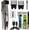 Silver, variant on Professional 2-in-1 Vacuum Hair Clipper & Beard Trimmer for Men | Automatic Hair Suction, Rechargeable & Waterproof | Cordless Travel Razor with Combs